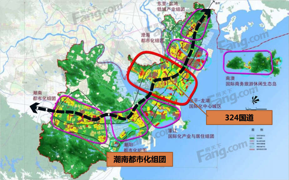 城市魅力提升计划324国道城区将成潮南家园之路